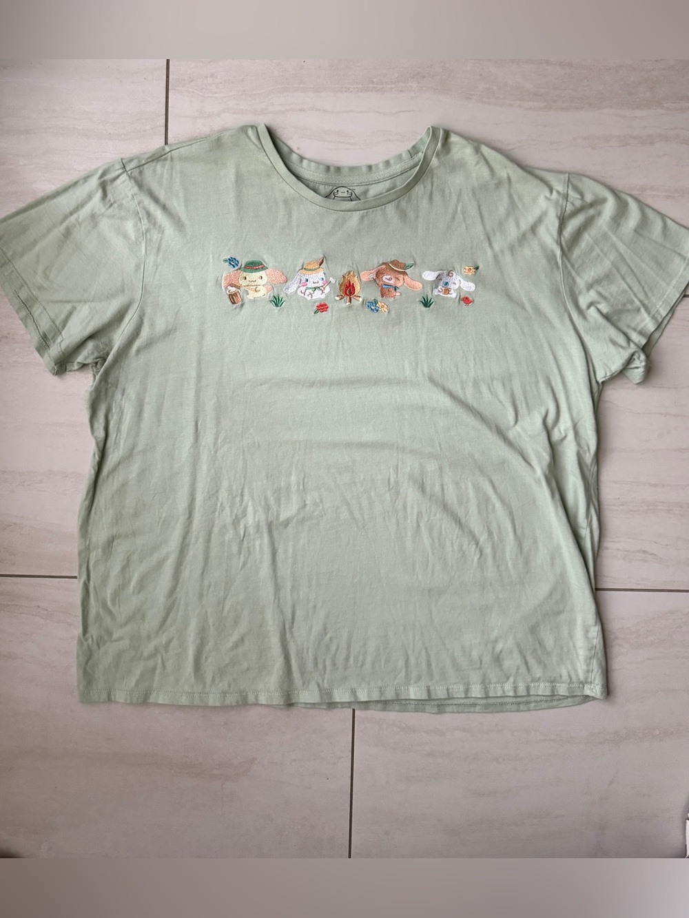 Sanrio Cinnamoroll Mint Green Tee